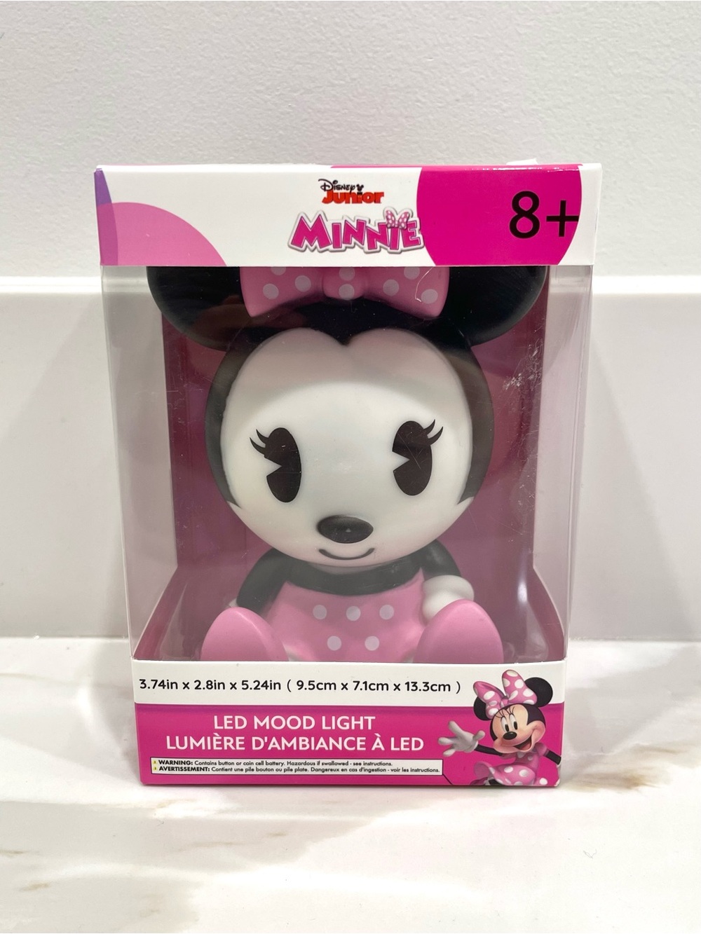 🟣2/$20 NEW Disney Junior Minnie Mouse LED Mood Light